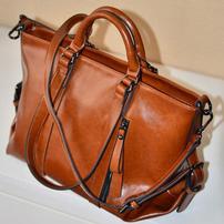 Oiled Leather Satchel 202//202